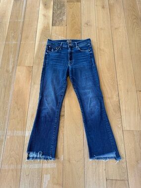 MOTHER Denim The INSIDER Ankle Fray jean.
